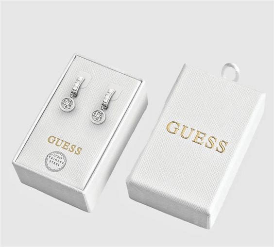 Orecchini Guess Donna in Acciaio Cubic Zirconia JUBS01823JWRHT/U - JUBS01823JWRHT/U